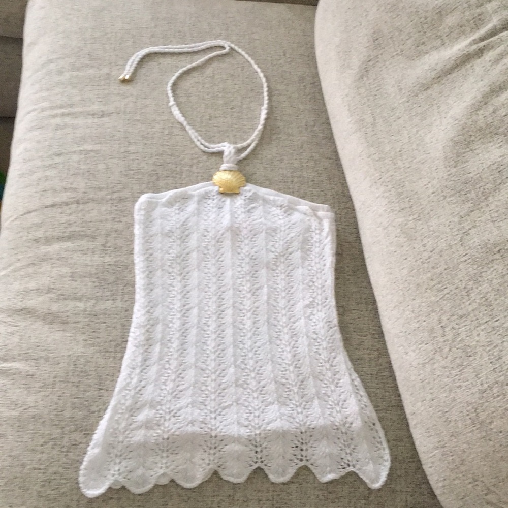 Lily Pulitzer Knit Halter with Seashell